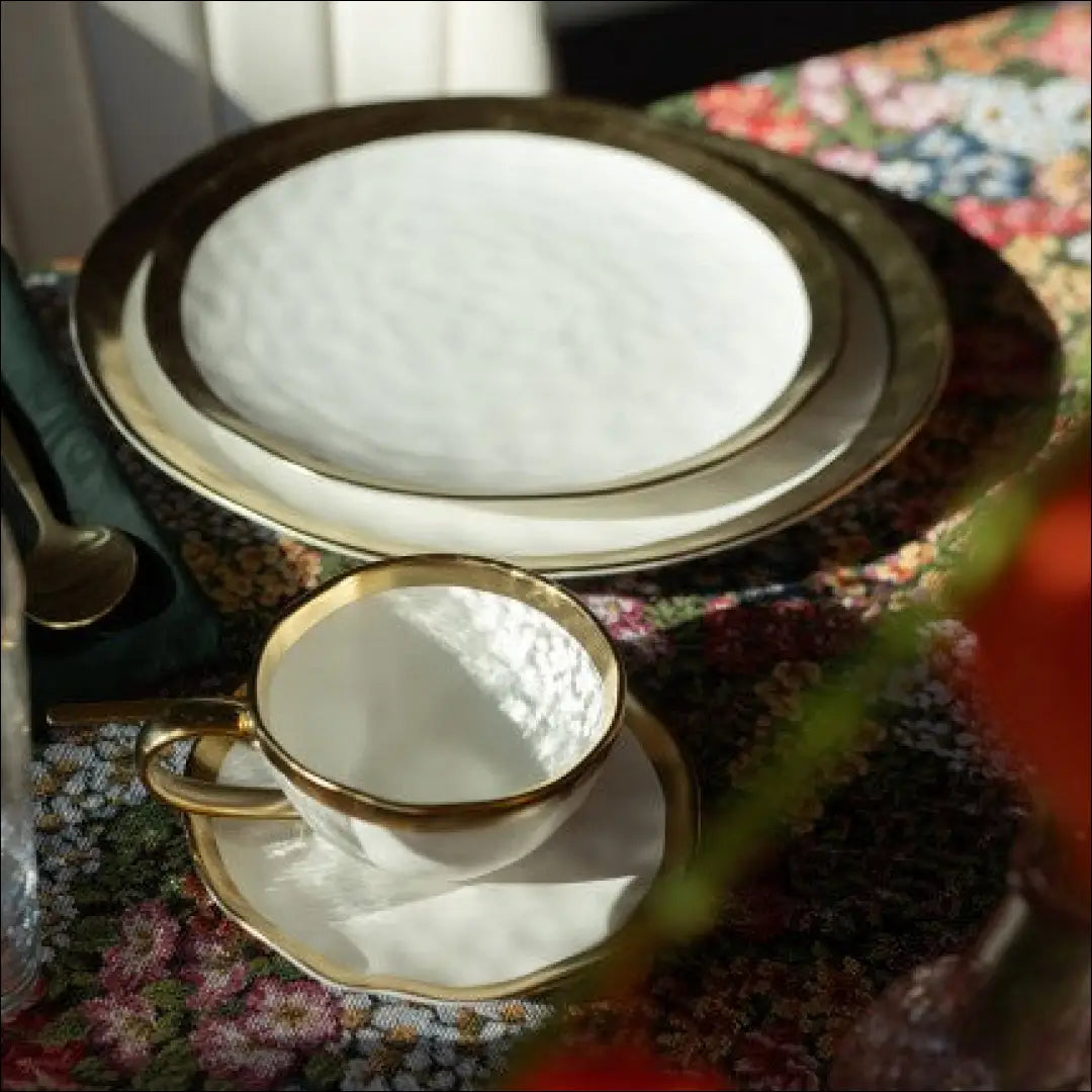 Lėkščių komplektas (2vnt) ’Kare Design’ DI6869 - €36 Save 65% 25-50, __label:Pristatymas 1-2 d.d., color-auksine,