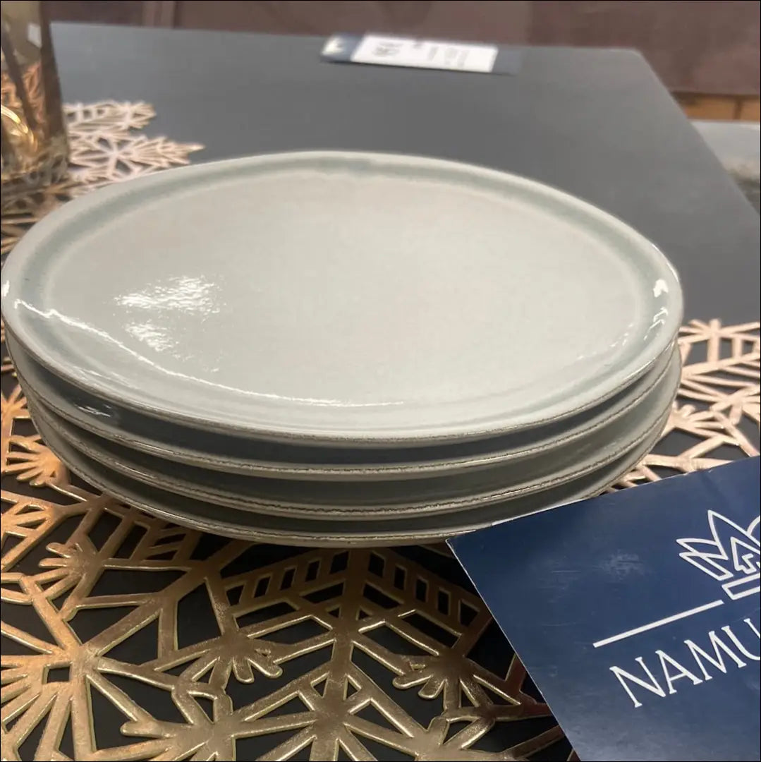 Lėkščių komplektas (4vnt) DI4610 - €15 Save 70% __label:Pristatymas 1-2 d.d., color-pilka, indai, interjeras, lekstes
