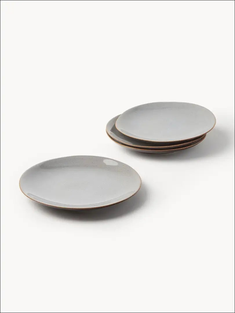 Lėkščių komplektas (4vnt) DI6051 - €13 Save 70% __label:Pristatymas 1-2 d.d., color-juoda, color-pilka, color-smelio,