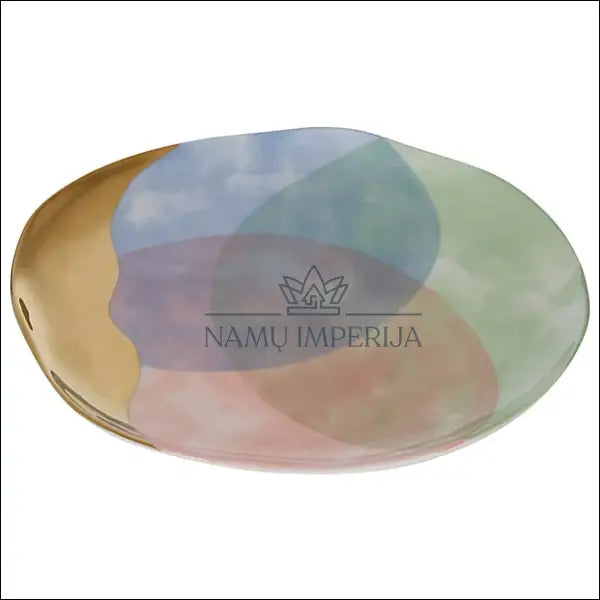 Lėkščių komplektas (4vnt) DI8932 - €36 Save 50% 25-50, __label:Pristatymas 1-2 d.d., color-auksine, color-marga,