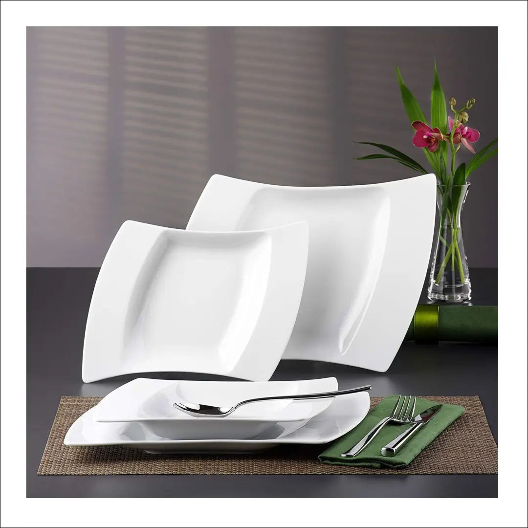 Lėkščių komplektas (6 asmenims) DI10594 - €40 Save 50% 25-50, __label:Pristatymas 1-2 d.d., color-balta, indai,