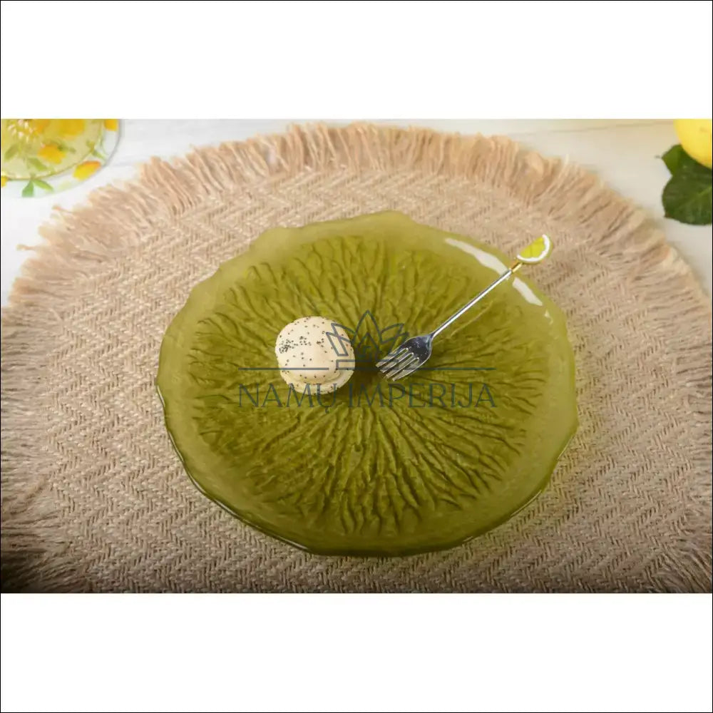 Lėkščių komplektas (6vnt) ’Aulica’ DI8819 - €39 Save 50% 25-50, __label:Pristatymas 1-2 d.d., color-zalia, indai,