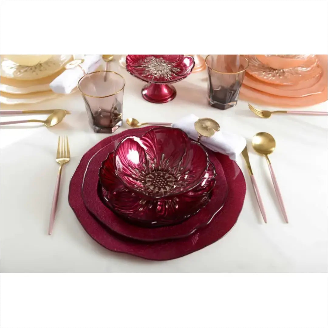 Lėkščių komplektas (6vnt) DI8910 - €42 Save 55% 25-50, __label:Pristatymas 1-2 d.d., color-rozine, indai, interjeras