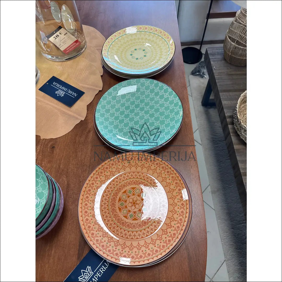 Lėkščių komplektas (6vnt) DI9187 - €24 Save 50% __label:Pristatymas 1-2 d.d., color-marga, color-margas, indai,