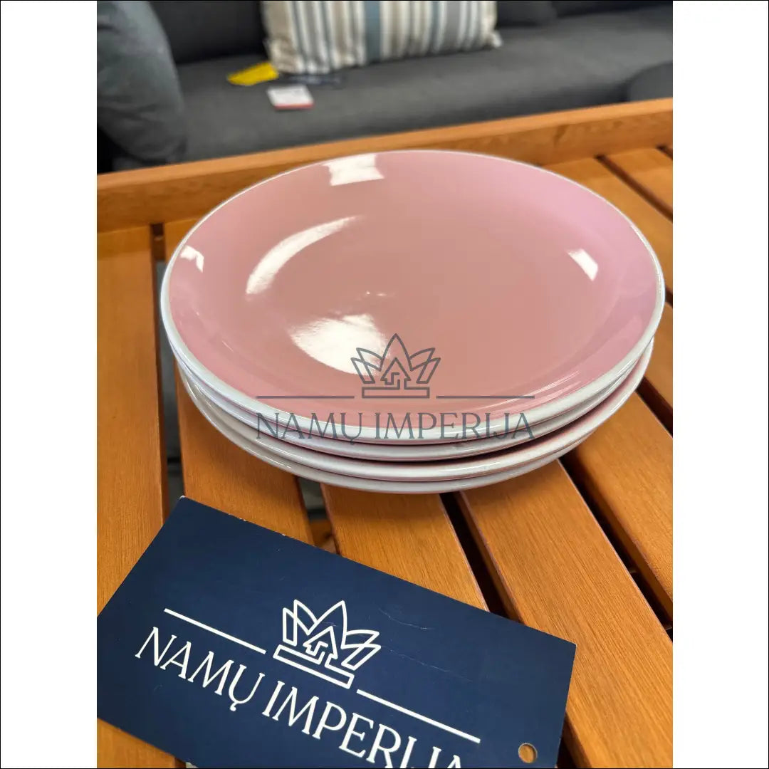 Lėkštučių komplektas (4vnt) DI8568 - €12 Save 50% __label:Pristatymas 1-2 d.d., color-rozine, indai, interjeras,