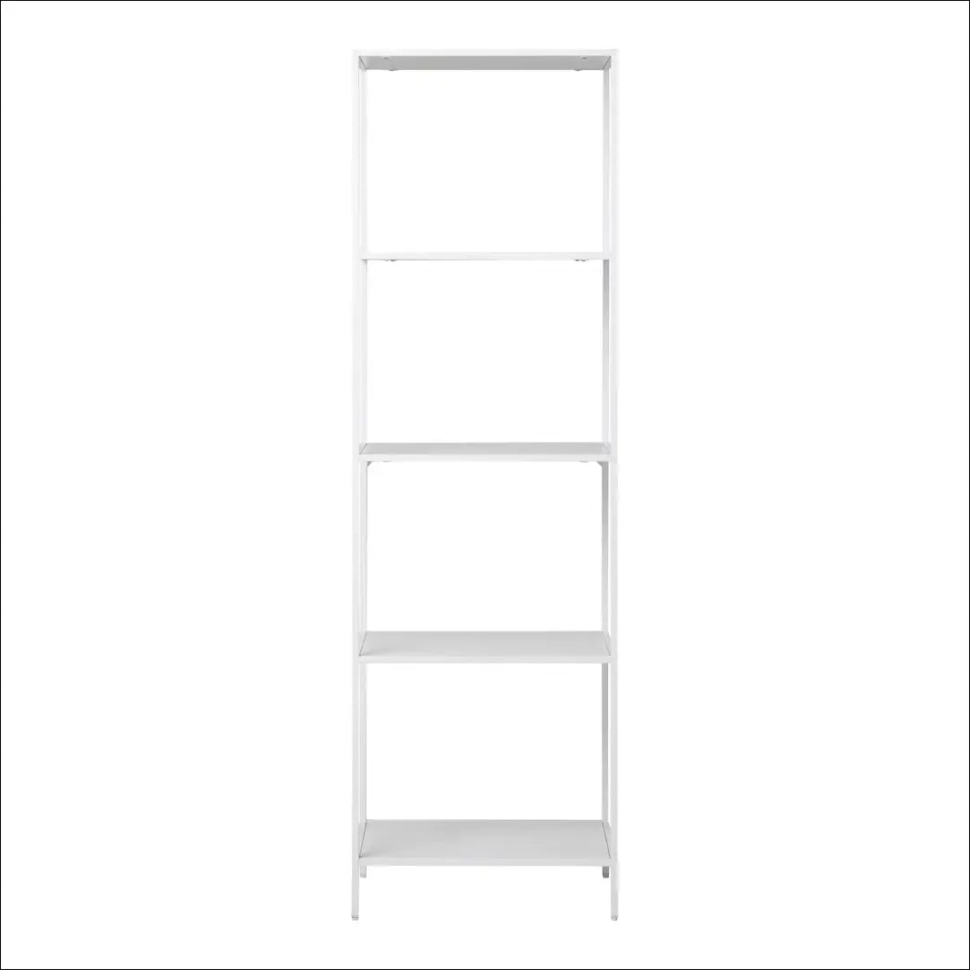 Lentyna 5 lentynos baltas rėmas 51x35x170 cm RD494 - €119 Save 15% 100-200, __label:Pristatymas 5-14 d.d., Balta,