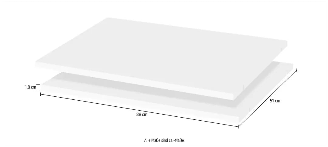 Lentynų komplektas (2vnt) KI1911 - €35 Save 50% 25-50, __label:Pristatymas 1-2 d.d., color-balta, kita,