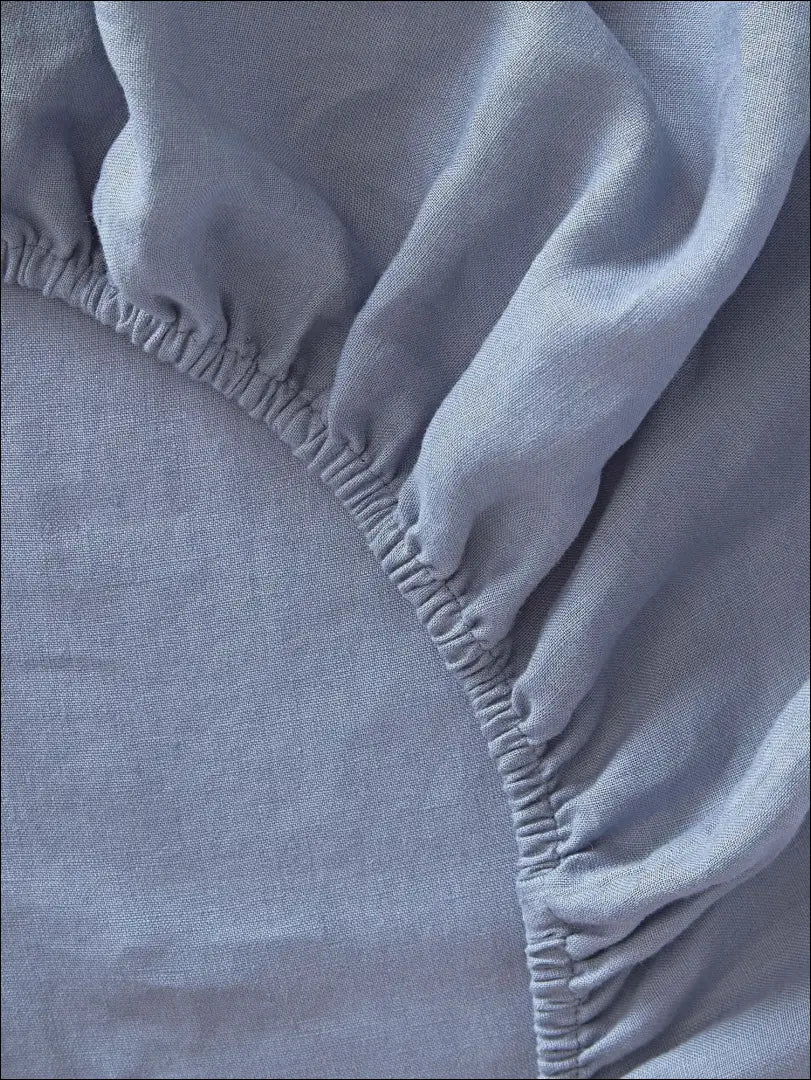 Lininė paklodė (90x200cm) DI5130 - €15 Save 70% __label:Pristatymas 1-2 d.d., color-melyna, material-linas, paklode,