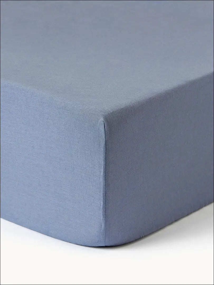 Lininė paklodė (90x200cm) DI5130 - €15 Save 70% __label:Pristatymas 1-2 d.d., color-melyna, material-linas, paklode,
