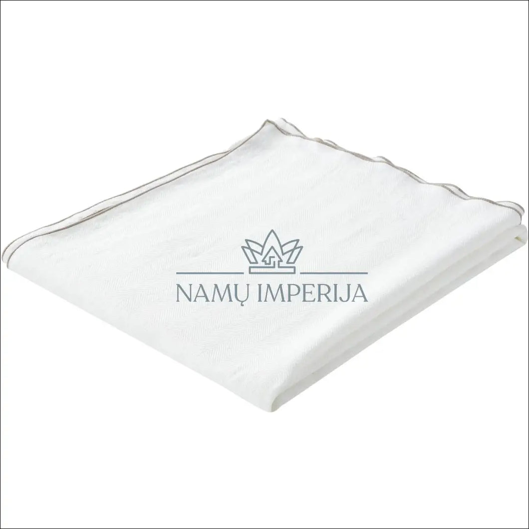Lininė staltiesė (147x250cm) DI4902 - €65 Save 50% 50-100, color-balta, color-smelio, dekoracijos, indai Balta
