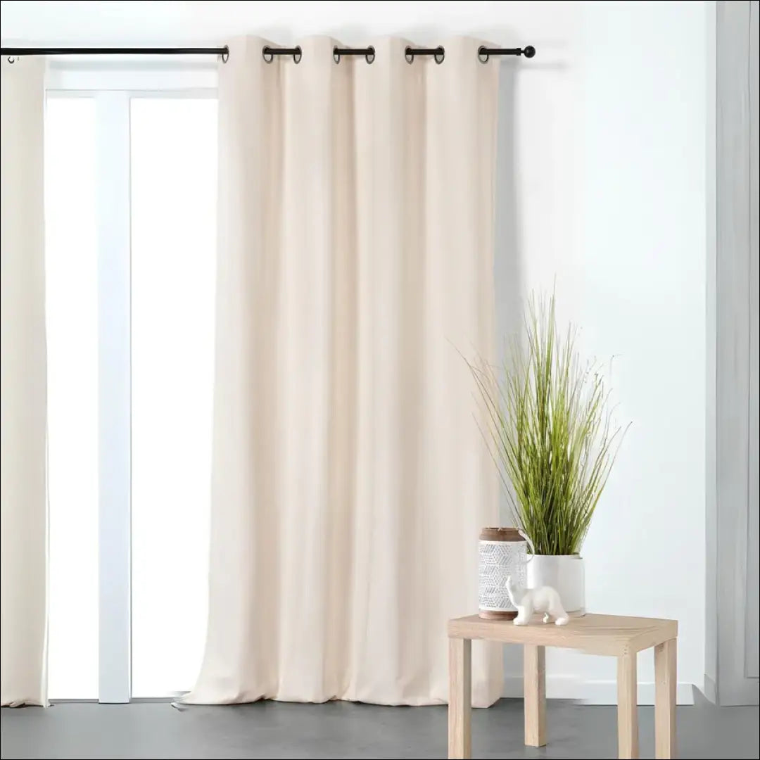 Lininė užuolaida DI11756 - €49 Save 50% 25-50, __label:Pristatymas 1-2 d.d., color-kremas, material-linas, tekstile €25