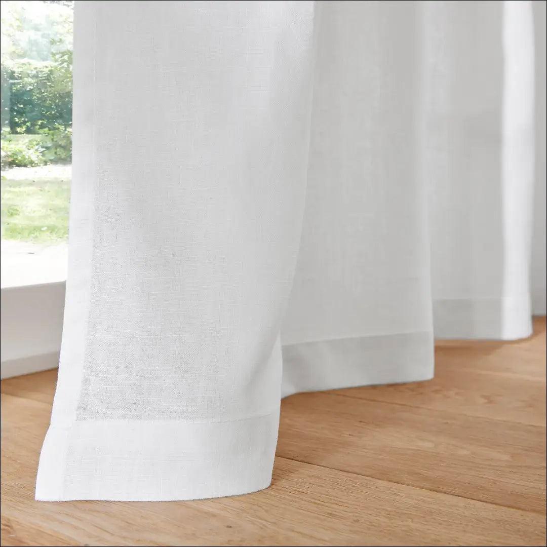 Lininė užuolaida DI12108 - €28 Save 50% 25-50, __label:Pristatymas 1-2 d.d., color-balta, material-linas, tekstile €25