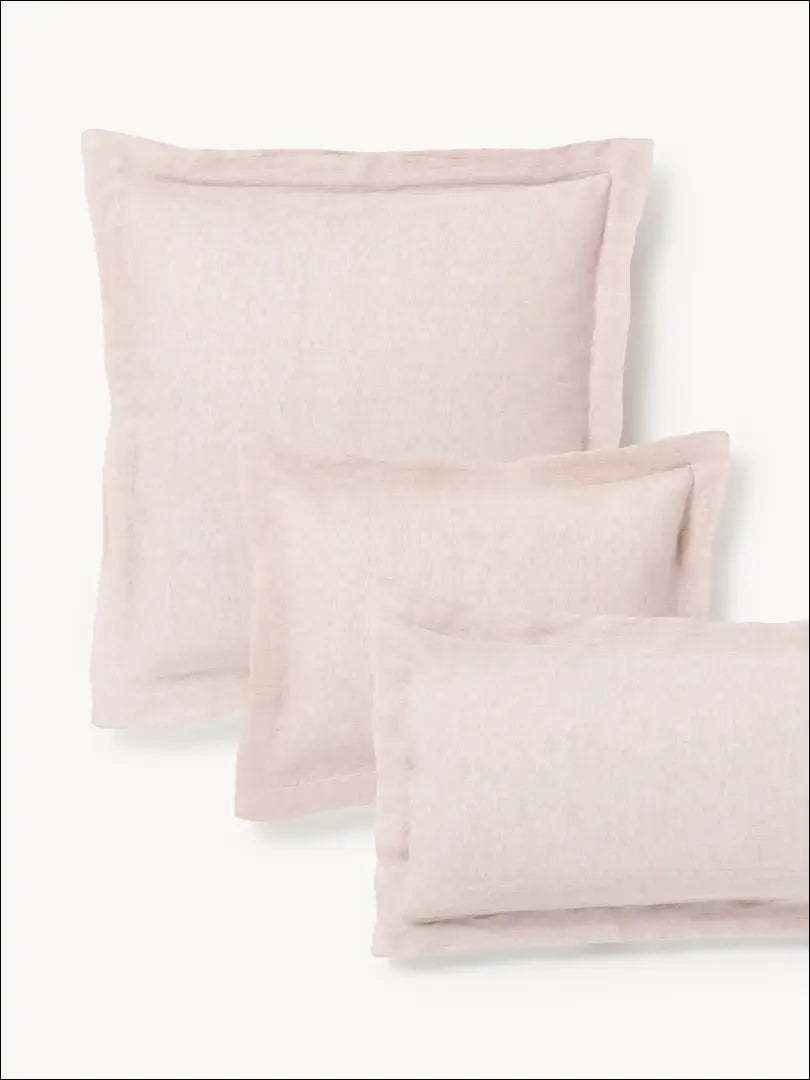 Lininis pagalvės užvalkalas DI11528 - __label:Pristatymas 1-2 d.d., color-rozine, material-linas, pagalves-uzvalkalas,