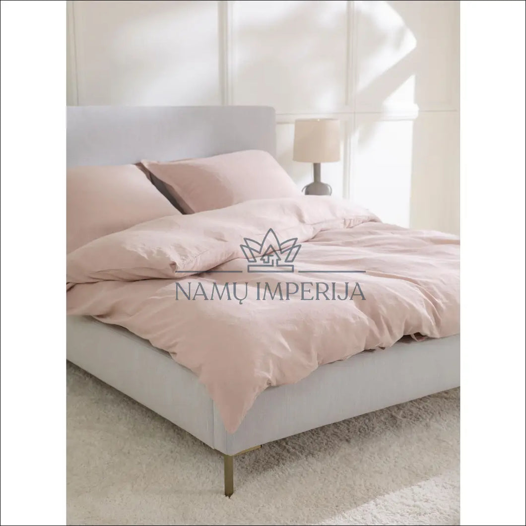 Lino pagalvių užvalkalų komplektas (2vnt) DI6107 - €12 color-rozine, material-linas, material-medvilne,