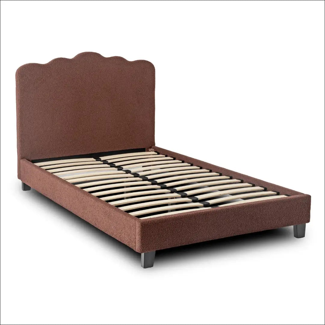 Lova 120x200 ruda boucle TE2593 - €246.14 Save 15% __label:Pristatymas 5-14 d.d., Newelite Naujausi produktai | Namų