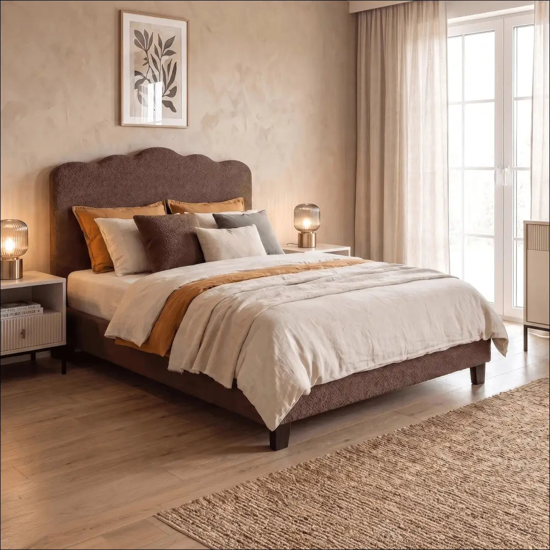 Lova 120x200 ruda boucle TE2593 - €246.14 Save 15% __label:Pristatymas 5-14 d.d., Newelite Naujausi produktai | Namų