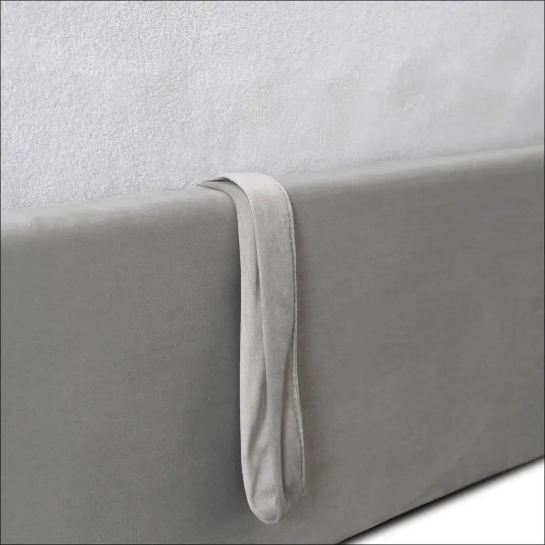 Lova 120x200 su daiktadėže pilka aksominė TE2588 - €307.69 Save 15% __label:Pristatymas 5-14 d.d., Newelite Naujausi