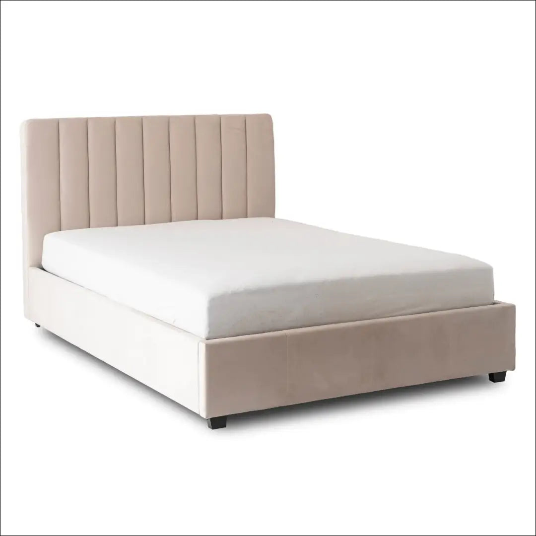 Lova 140x200 Velvet Cream TE2609 - €291.08 Save 15% __label:Pristatymas 5-14 d.d., Newelite Naujausi produktai | Namų