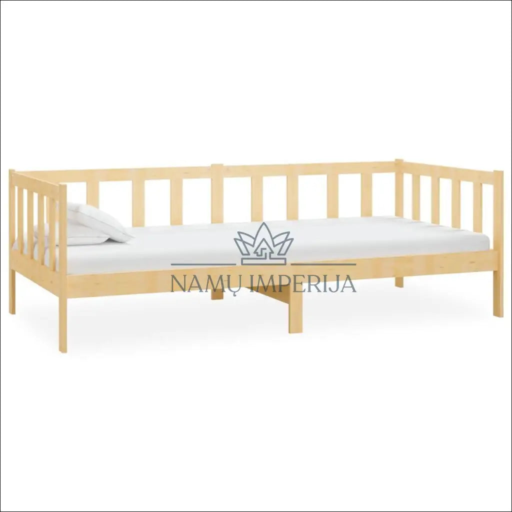 Lova (90x200cm) GI594 - €58 Save 50% 50-100, __label:Pristatymas 1-2 d.d., color-ruda, lovos-miegamojo,