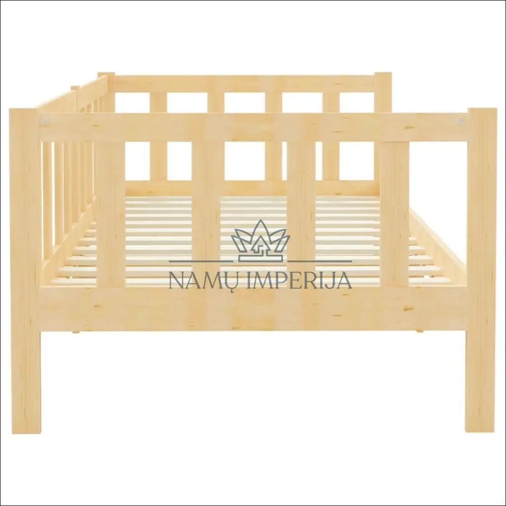Lova (90x200cm) GI594 - €58 Save 50% 50-100, __label:Pristatymas 1-2 d.d., color-ruda, lovos-miegamojo,
