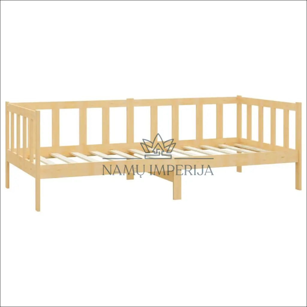 Lova (90x200cm) GI594 - €58 Save 50% 50-100, __label:Pristatymas 1-2 d.d., color-ruda, lovos-miegamojo,