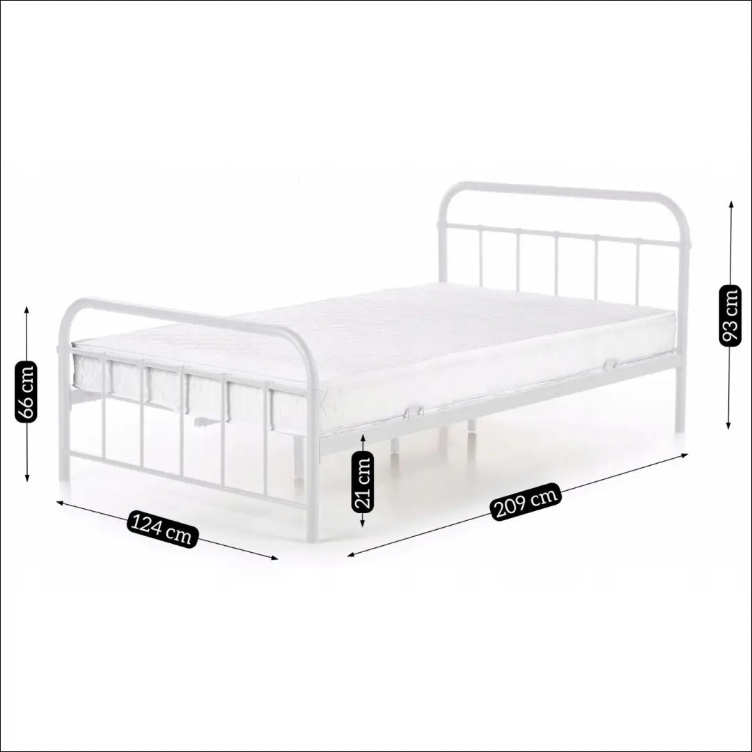 Lova baltos spalvos 120x200 TE182 - €164 Save 15% 100-200, __label:Pristatymas 5-14 d.d., elite, uzsakomi, uzsakomi