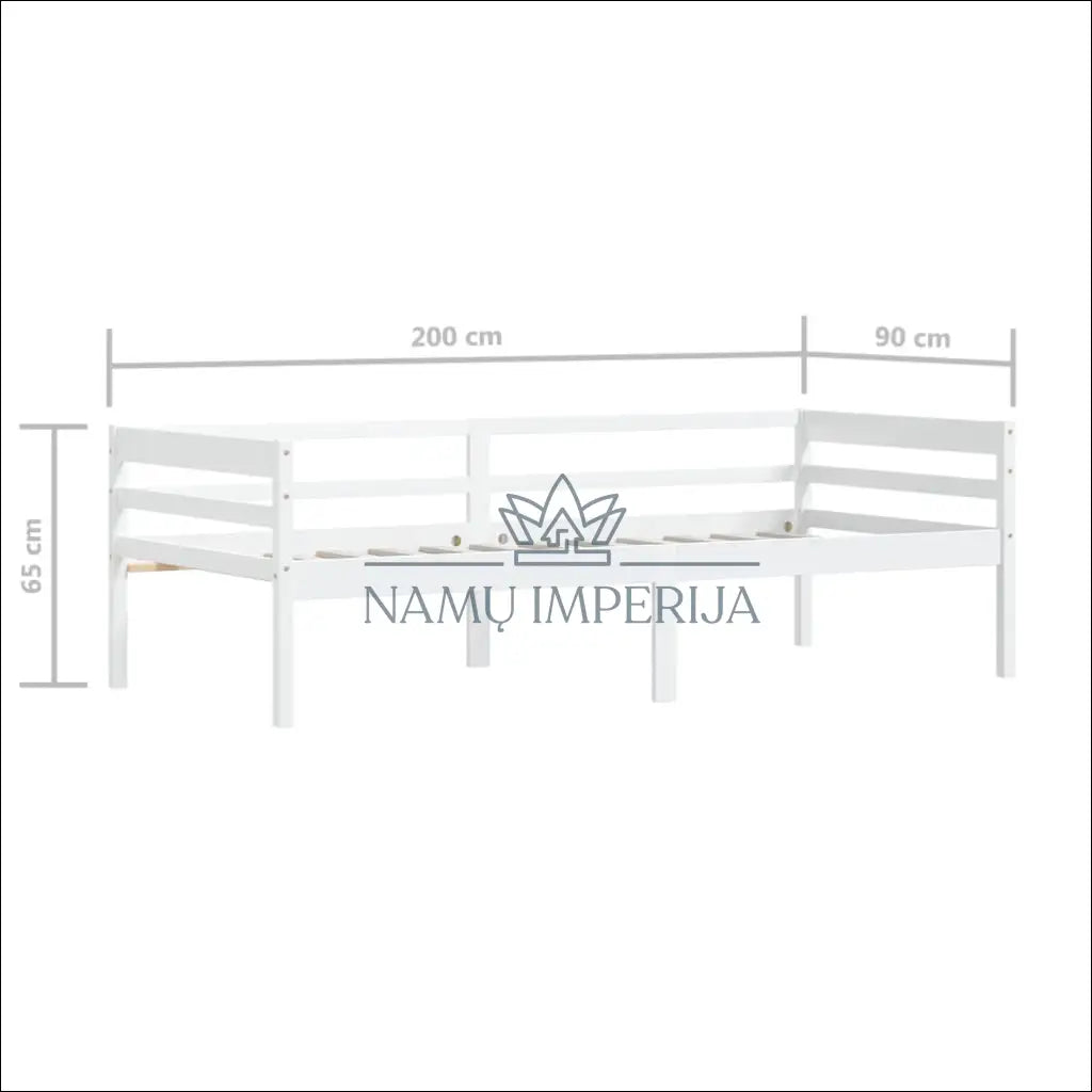 Lova GI600 - €59 Save 50% 50-100, __label:Pristatymas 1-2 d.d., color-balta, lovos-miegamojo, material-medzio-masyvas