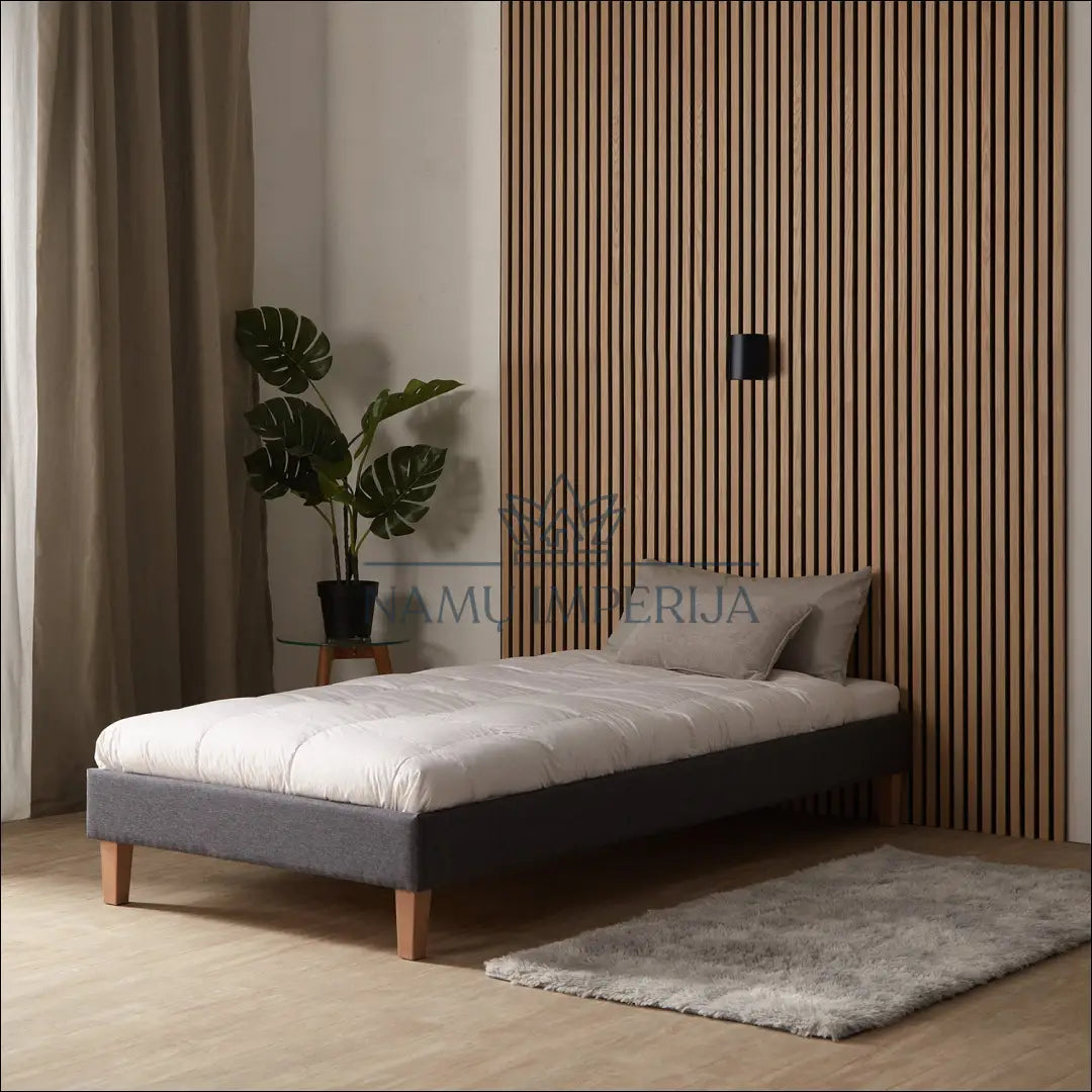 Lova GI605 - €97 Save 50% 50-100, __label:Pristatymas 1-2 d.d., color-pilka, lovos-miegamojo, material-gobelenas €50