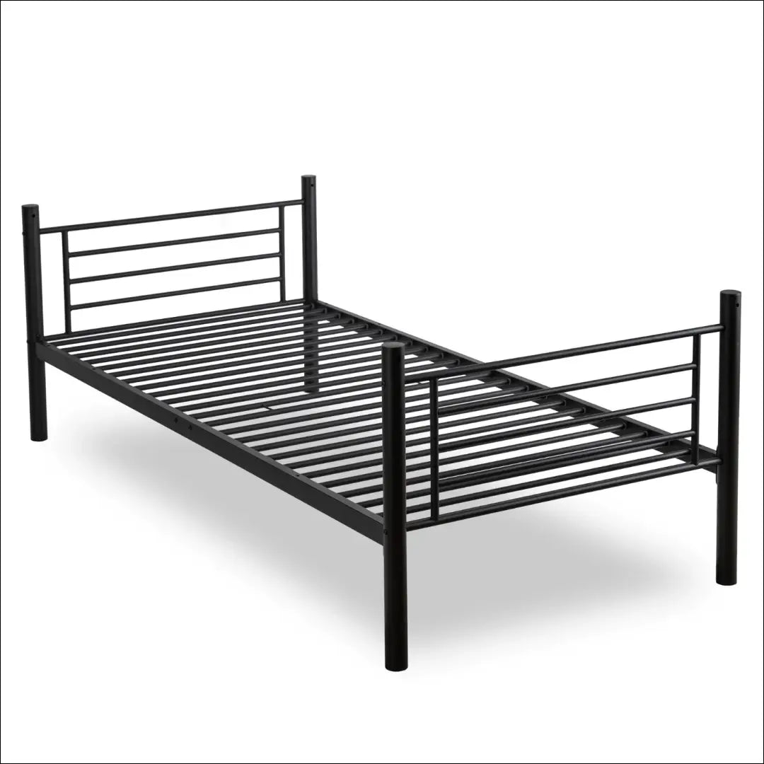 Lova juodos spalvos 90x200 TE368 - €243 Save 15% __label:Pristatymas 5-14 d.d., elite, over-200, uzsakomi, uzsakomi