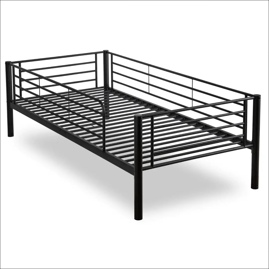 Lova juodos spalvos 90x200 TE368 - €243 Save 15% __label:Pristatymas 5-14 d.d., elite, over-200, uzsakomi, uzsakomi