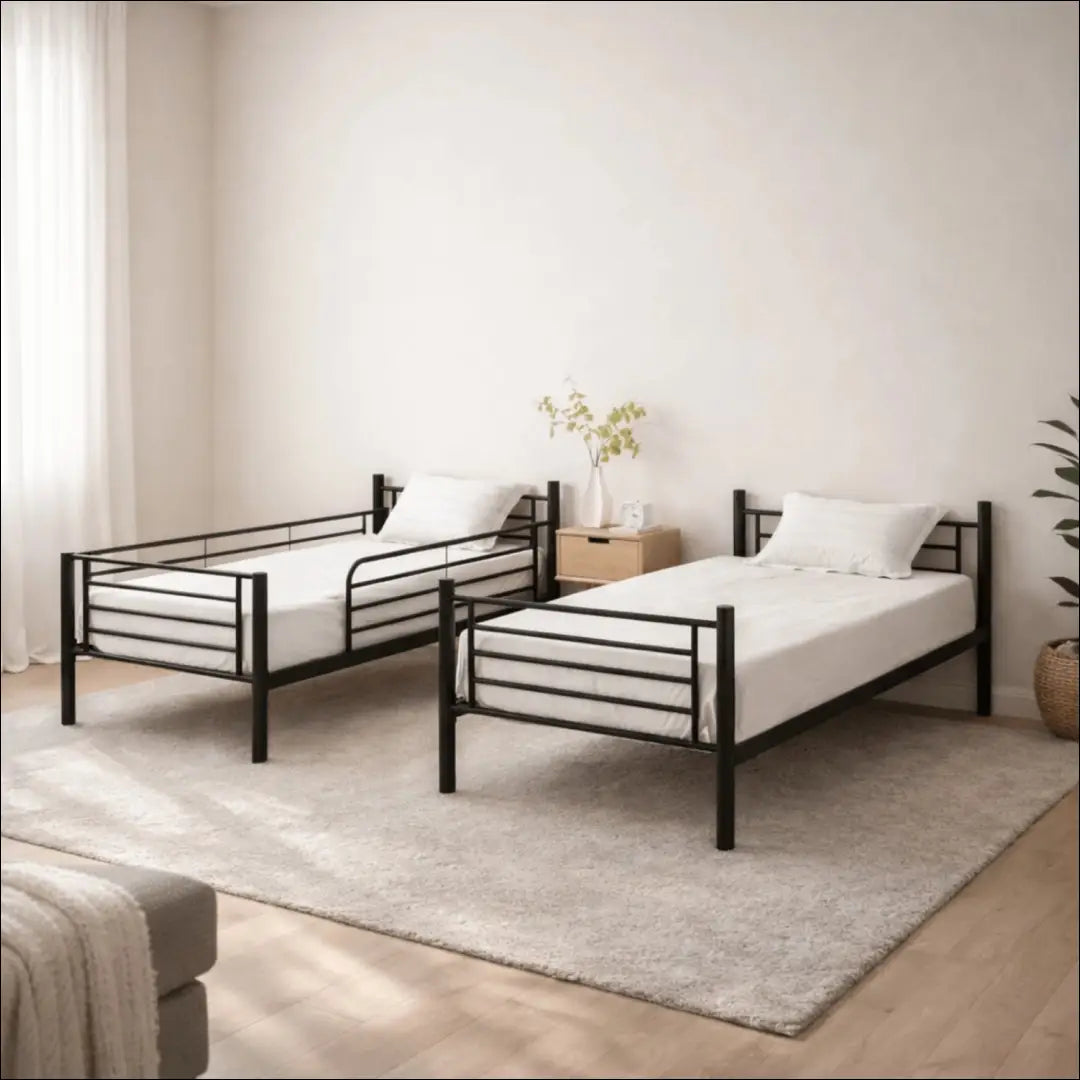 Lova juodos spalvos 90x200 TE368 - €243 Save 15% __label:Pristatymas 5-14 d.d., elite, over-200, uzsakomi, uzsakomi