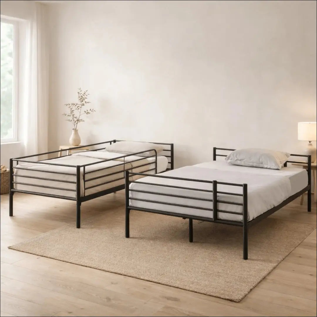 Lova juodos spalvos 90x200 TE967 - €250 Save 15% __label:Pristatymas 5-14 d.d., elite, over-200, uzsakomi, uzsakomi