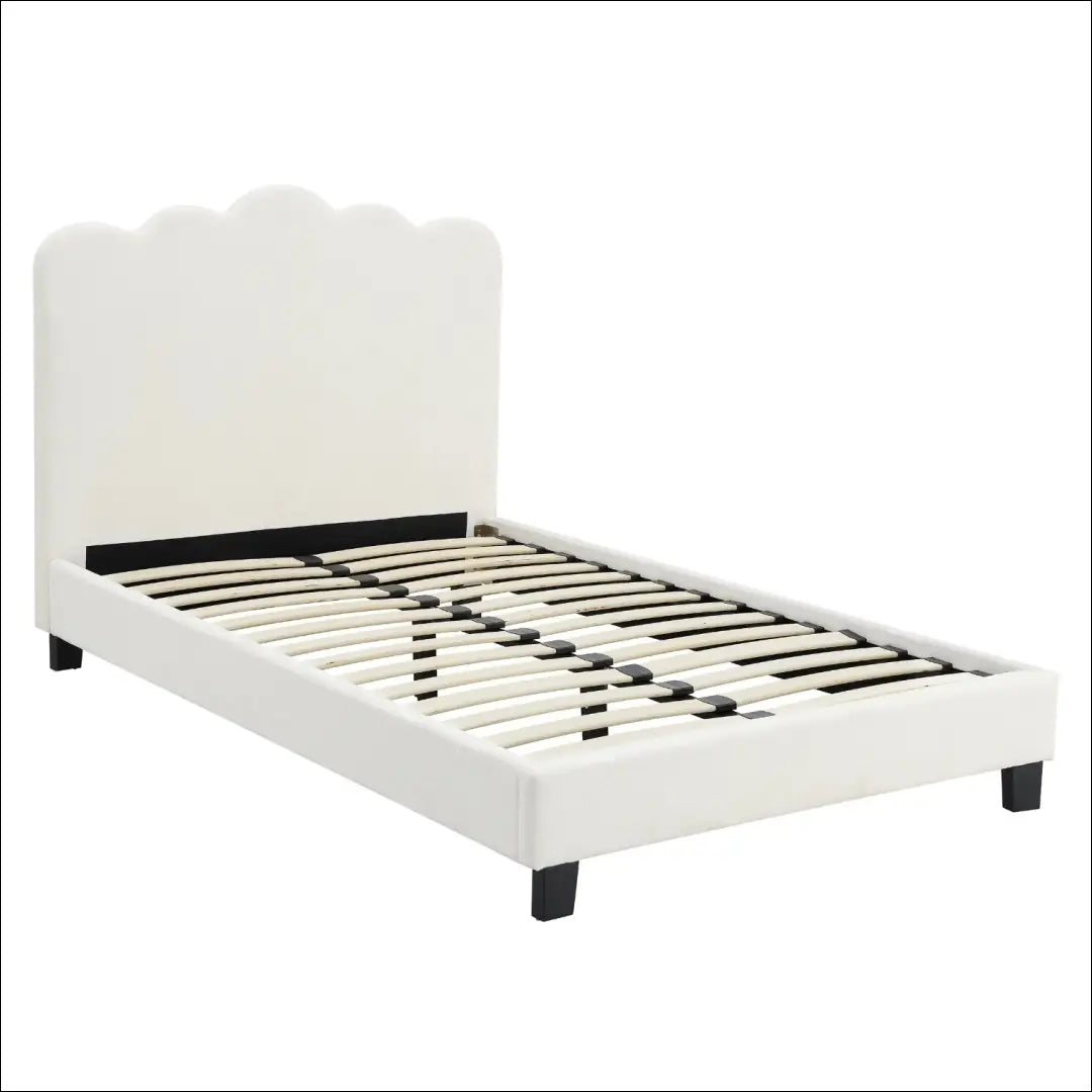 Lova su audiniu kreminės spalvos 120x200 TE998 - €259 Save 15% __label:Pristatymas 5-14 d.d., elite, over-200,