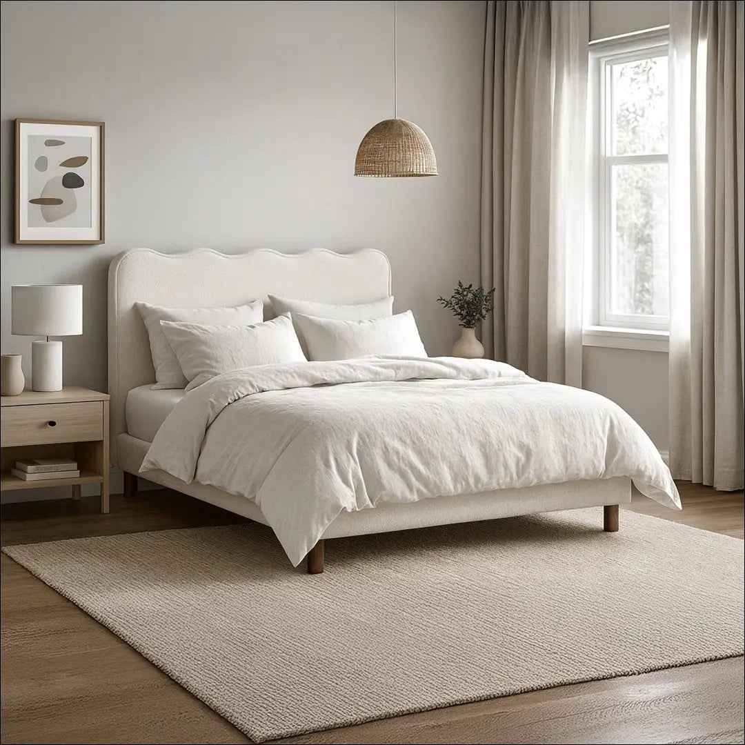 Lova su audiniu kreminės spalvos 160x200 TE941 - €257 Save 15% __label:Pristatymas 5-14 d.d., elite, over-200,
