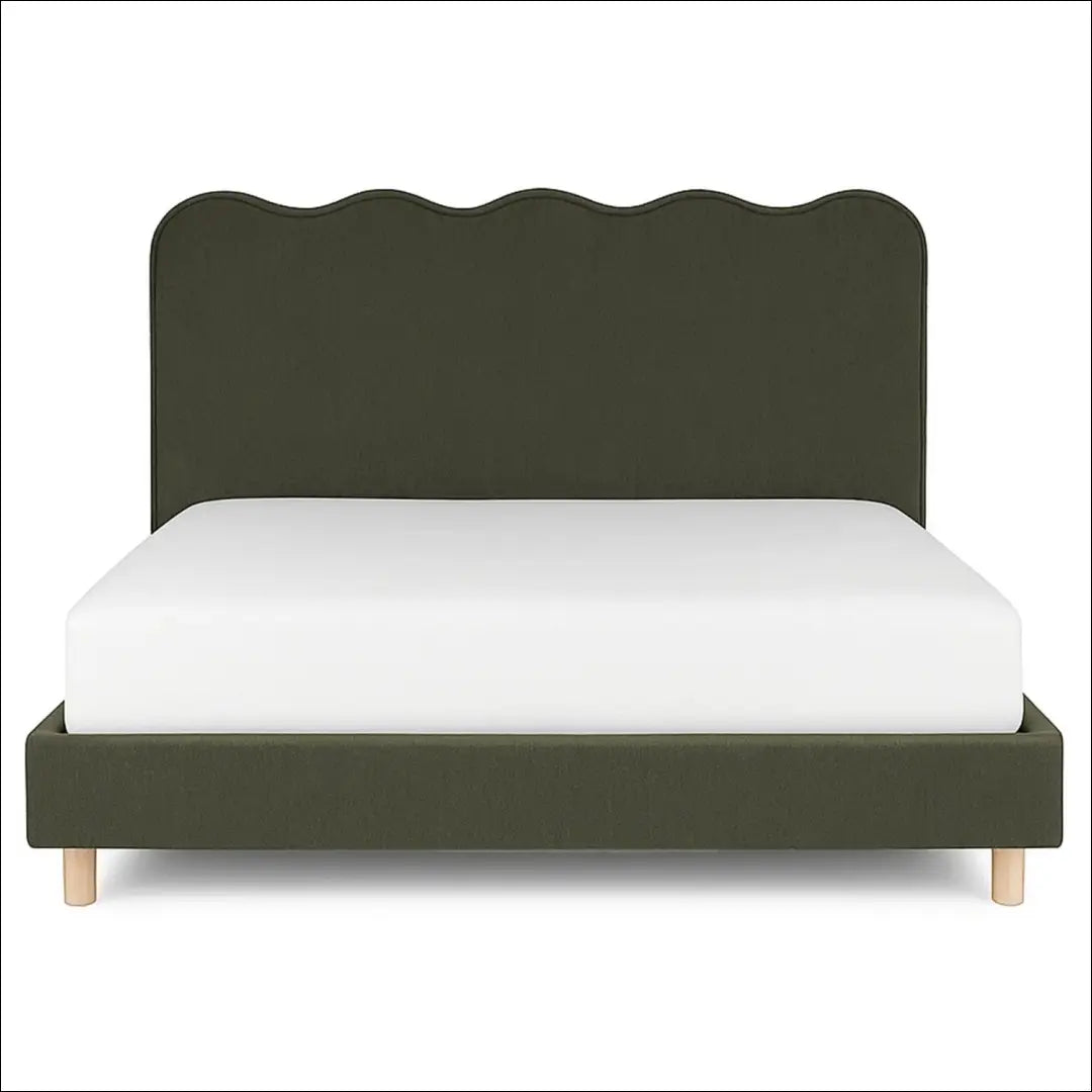 Lova su audiniu žalios spalvos 160x200 TE939 - €257 Save 15% __label:Pristatymas 5-14 d.d., elite, over-200,