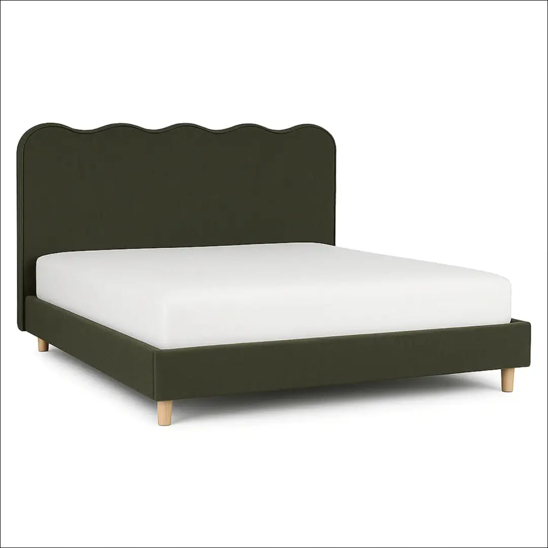 Lova su audiniu žalios spalvos 160x200 TE939 - €257 Save 15% __label:Pristatymas 5-14 d.d., elite, over-200,