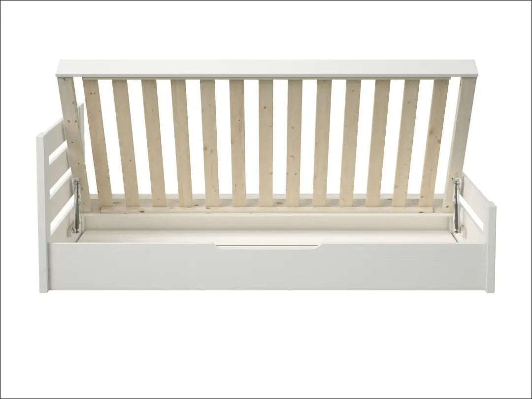 Lova su patalynės dėže (90x200cm) GI961 - €190 Save 50% 100-200, __label:Pristatymas 1-2 d.d., color-balta,