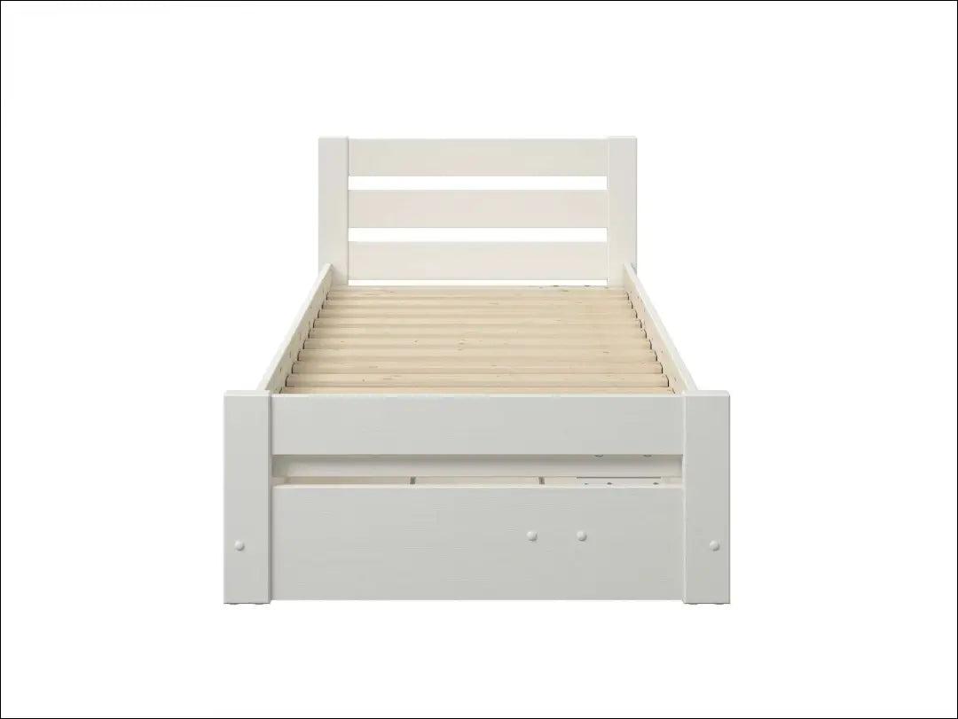 Lova su patalynės dėže (90x200cm) GI961 - €190 Save 50% 100-200, __label:Pristatymas 1-2 d.d., color-balta,