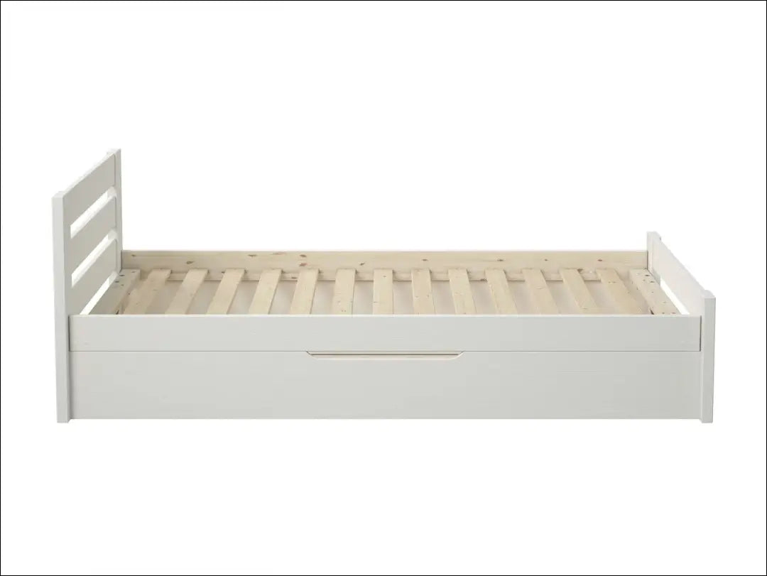Lova su patalynės dėže (90x200cm) GI961 - €190 Save 50% 100-200, __label:Pristatymas 1-2 d.d., color-balta,