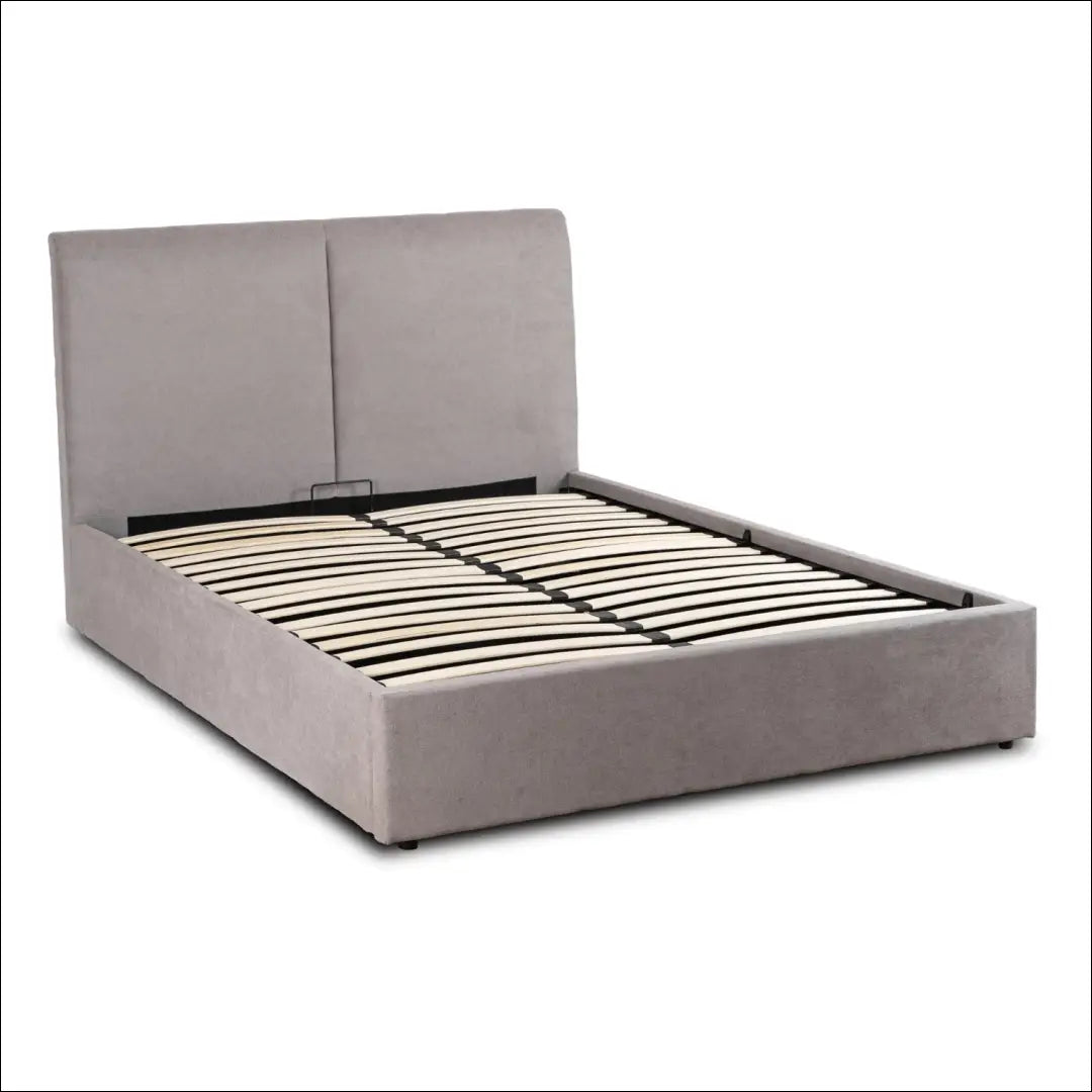 Lova su patalynės dėže audiniu pilkos spalvos 140x200 TE1254 - €368 Save 15% __label:Pristatymas 5-14 d.d., elite,