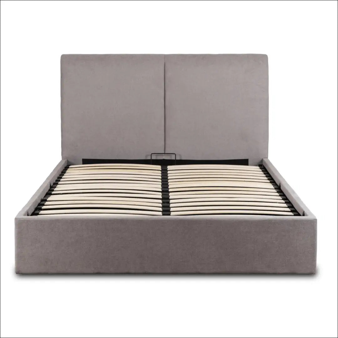 Lova su patalynės dėže audiniu pilkos spalvos 140x200 TE1254 - €368 Save 15% __label:Pristatymas 5-14 d.d., elite,