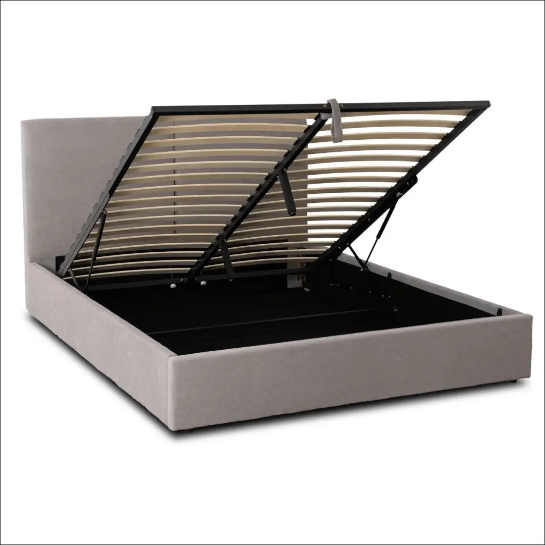 Lova su patalynės dėže audiniu pilkos spalvos 160x200 TE1024 - €389 Save 15% __label:Pristatymas 5-14 d.d., elite,