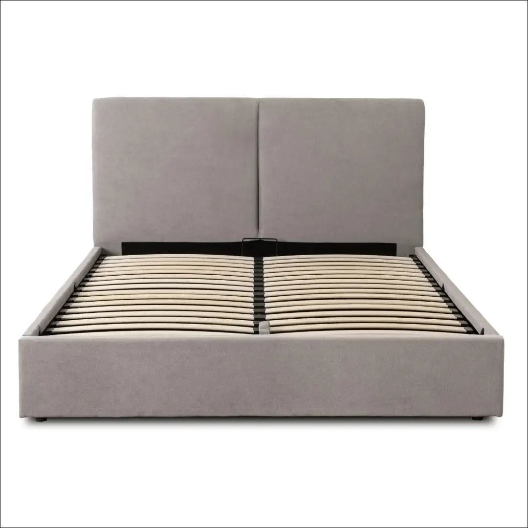 Lova su patalynės dėže audiniu pilkos spalvos 160x200 TE1024 - €389 Save 15% __label:Pristatymas 5-14 d.d., elite,