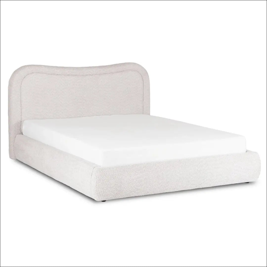 Lova su patalynės dėže buklė audinio audiniu kreminės spalvos 160x200 TE906 - €334 Save 15% __label:Pristatymas 5-14