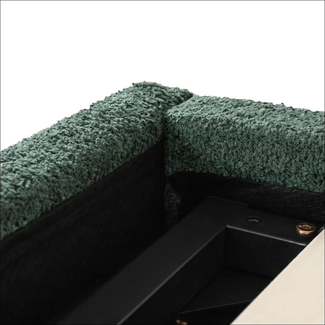 Lova su patalynės dėže buklė audinio audiniu žalios spalvos 160x200 TE846 - €416 Save 15% __label:Pristatymas 5-14