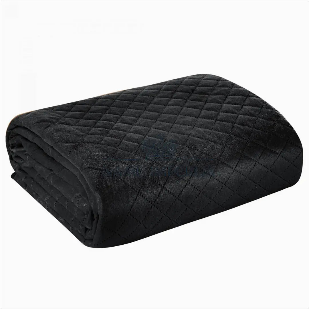 Lovatiesė (170x210cm) DI10142 - €43 Save 50% 25-50, __label:Pristatymas 1-2 d.d., color-juoda, material-aksomas,