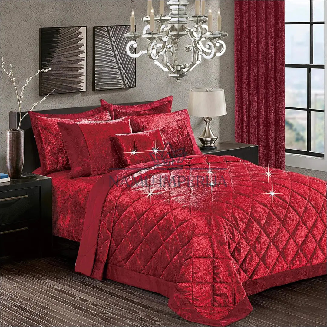 Lovatiesės komplektas (3 dalys) DI10256 - €28 Save 70% 25-50, __label:Pristatymas 1-2 d.d., color-raudona,