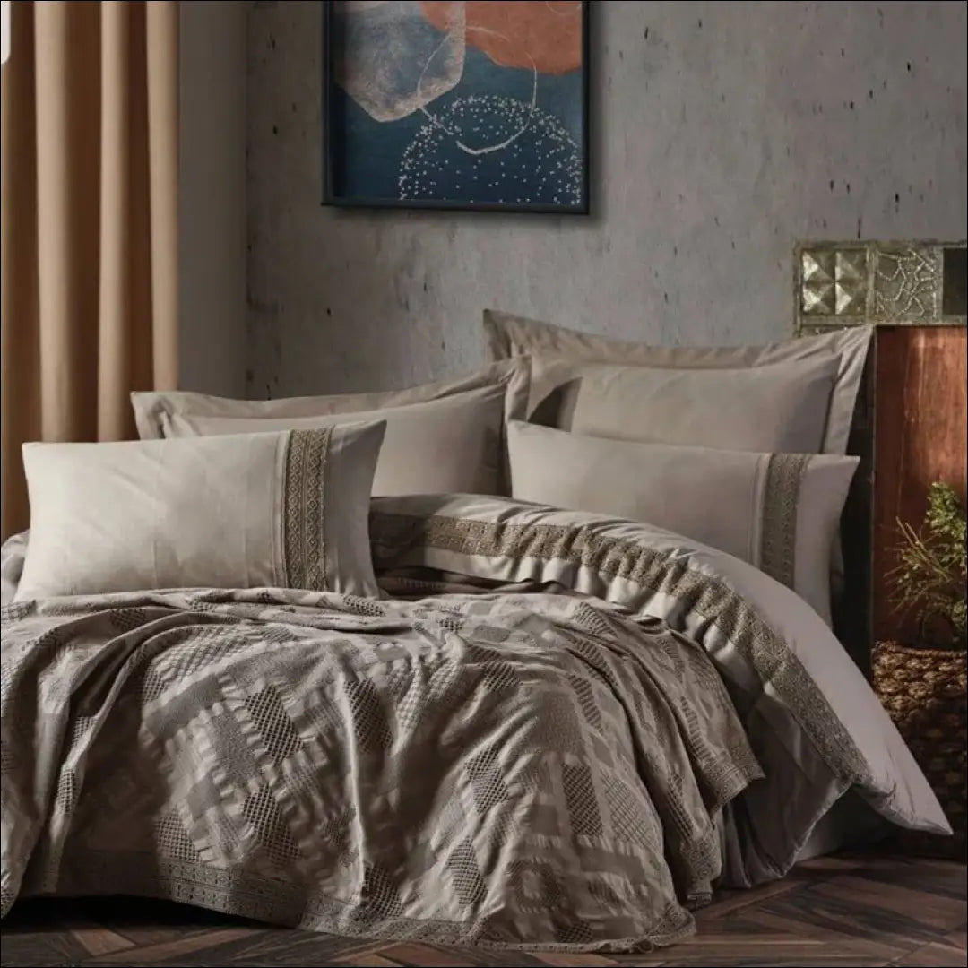 Lovatiesės komplektas (7 dalys) DI10707 - €94 Save 50% 50-100, __label:Pristatymas 1-2 d.d., color-ruda,