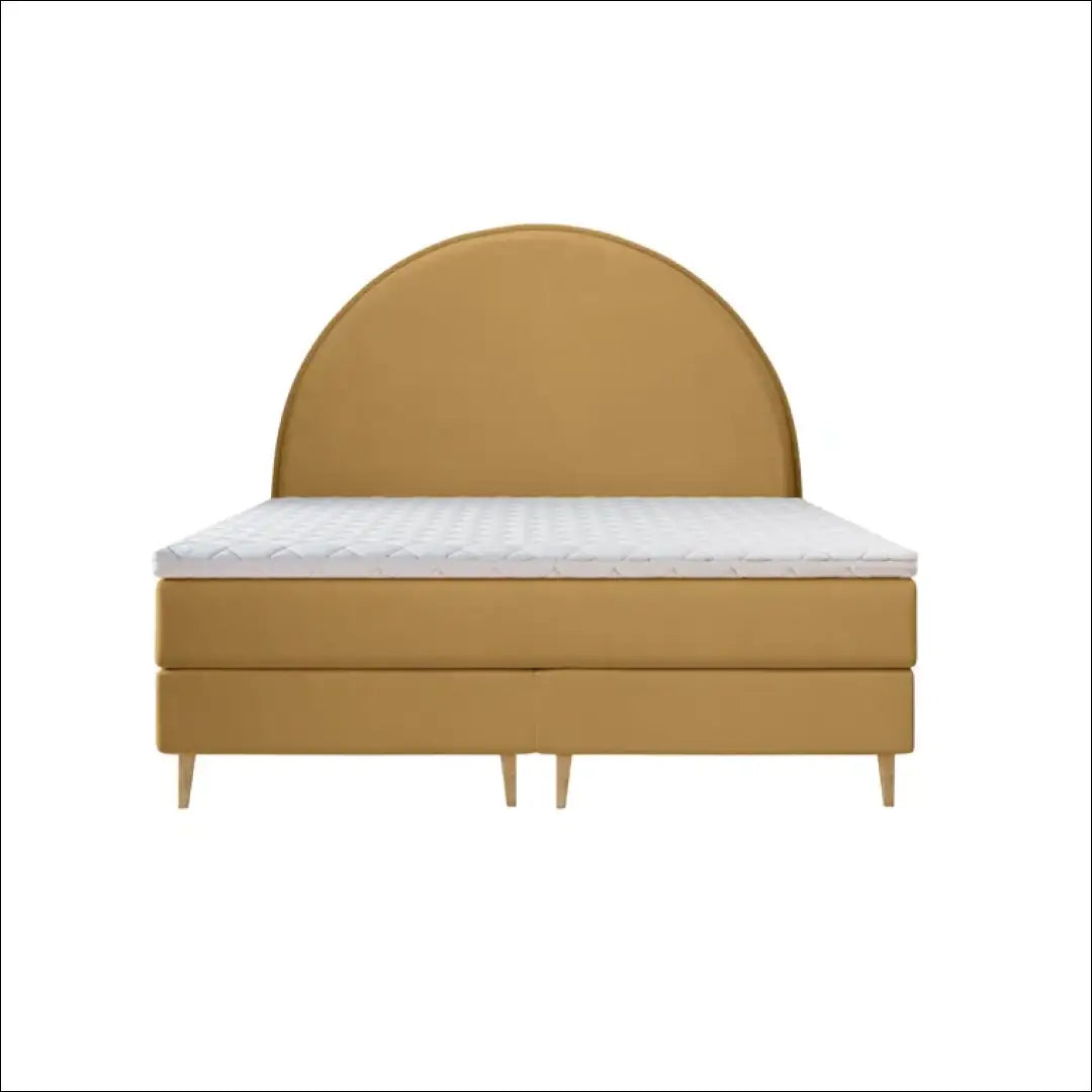 Lovos galvūgalis KI970 - €63 Save 65% 50-100, __label:Pristatymas 1-2 d.d., color-ruda, lovos-miegamojo,
