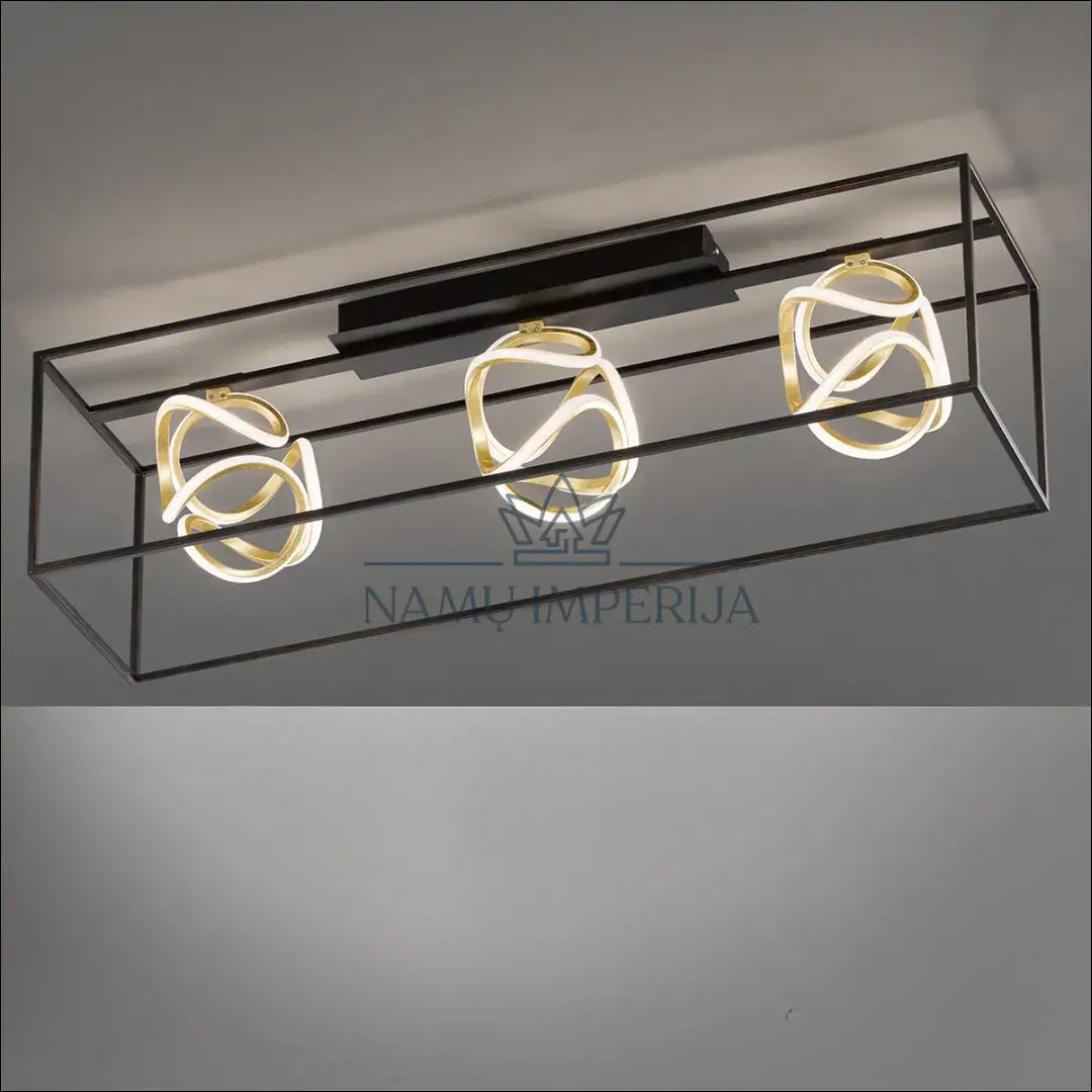 Lubinis LED šviestuvas DI10069 - €190 Save 50% 100-200, __label:Pristatymas 1-2 d.d., color-auksine, color-juoda,